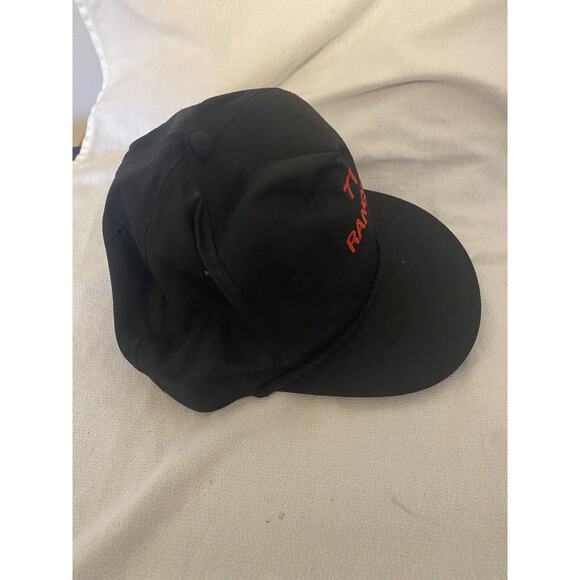 Vintage 71 Ranch YOUNGAN YA Plain Black Rope Adjustable Snapback Hat - Picture 5 of 8